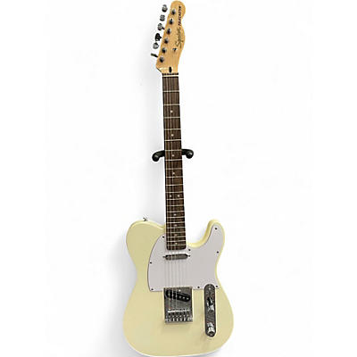 Used Squier Affinity Telecaster Olympic White Solid Body Electric Guitar