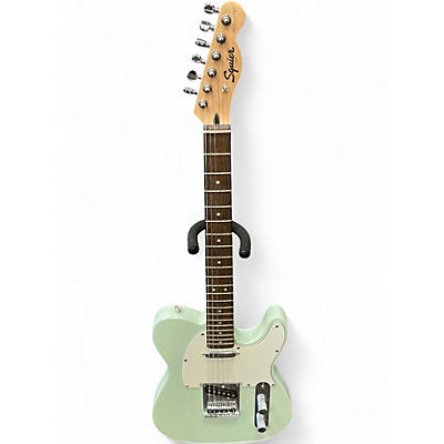 Used Squier Affinity Telecaster Surf Green Solid Body Electric Guitar