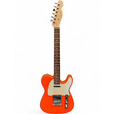 Used Squier Affinity Telecaster Tangerine Solid Body Electric Guitar