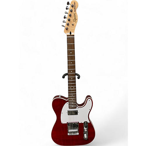 Squier Used Squier Affinity Telecaster Trans Crimson Red Solid Body Electric Guitar Trans Crimson Red