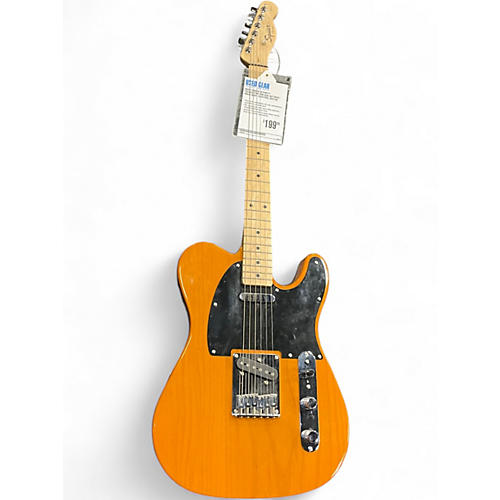 Used Squier Affinity Telecaster Vintage Natural Solid Body Electric Guitar Vintage Natural