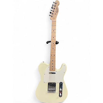 Used Squier Affinity Telecaster WHITE Solid Body Electric Guitar