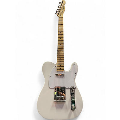 Used Squier Affinity Telecaster White Solid Body Electric Guitar