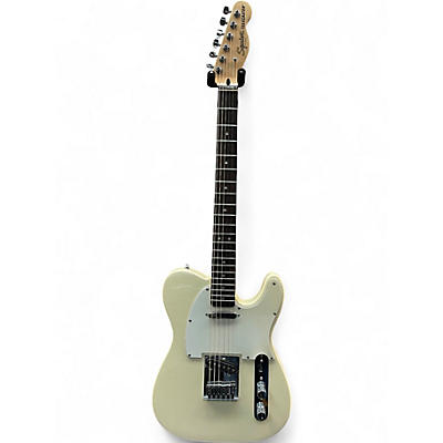 Used Squier Affinity Telecaster White Solid Body Electric Guitar