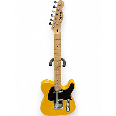 Used Squier Affinity Telecaster Yellow Solid Body Electric Guitar