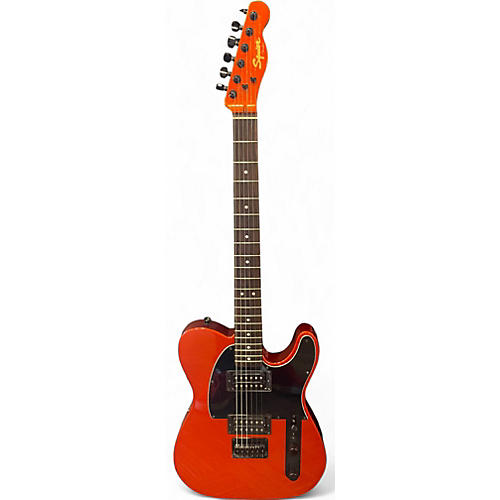 Used Squier Affinity Telecaster fsr Metallic Orange Solid Body Electric Guitar Metallic Orange