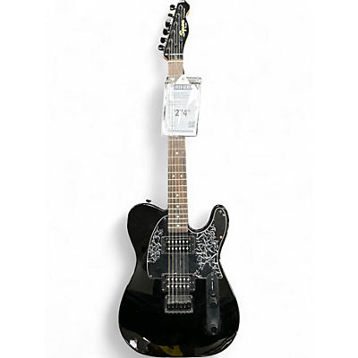 Used Squier Affinity Telecaster hh Black Solid Body Electric Guitar