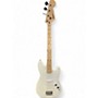 Used Squier BRONCO BASS Alpine White Electric Bass Guitar Alpine White