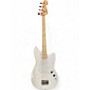 Used Squier BRONCO BASS Alpine White Electric Bass Guitar Alpine White