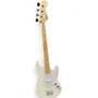 Used Squier Bronco Arctic White Electric Bass Guitar Arctic White