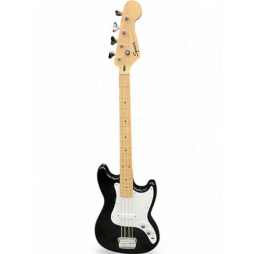 Squier Used Squier Bronco Black Electric Bass Guitar Black