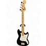 Used Squier Bronco Black Electric Bass Guitar Black