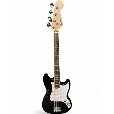 Used Squier Bronco Black Electric Bass Guitar
