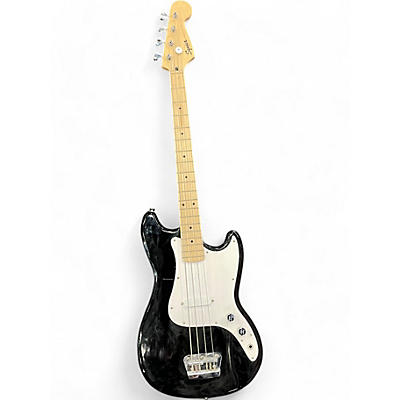 Squier Used Squier Bronco Black and White Electric Bass Guitar