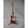 Used Squier Used Squier Bronco Candy Apple Red Electric Bass Guitar Candy Apple Red