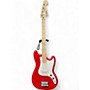 Used Squier Used Squier Bronco Candy Apple Red Electric Bass Guitar Candy Apple Red