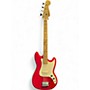 Used Squier Bronco Candy Apple Red Electric Bass Guitar Candy Apple Red