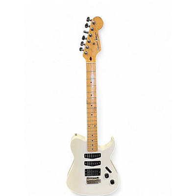 Used Squier Bullet HST Alpine White Solid Body Electric Guitar