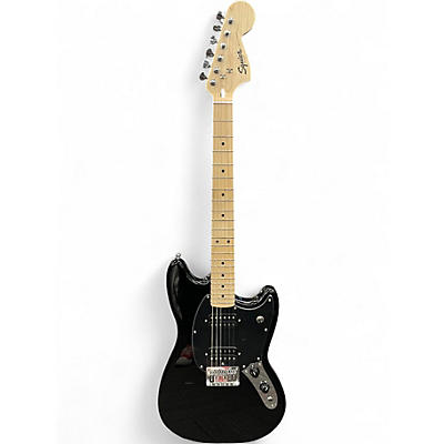 Used Squier Bullet Mustang HH Black Solid Body Electric Guitar