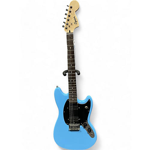 Squier Used Squier Bullet Mustang HH Blue Solid Body Electric Guitar Blue