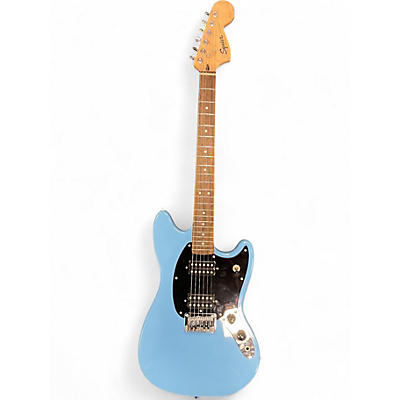 Used Squier Bullet Mustang HH Blue Solid Body Electric Guitar