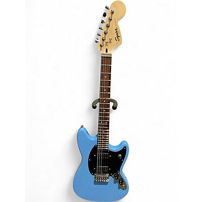 Used Squier Bullet Mustang HH Blue Solid Body Electric Guitar
