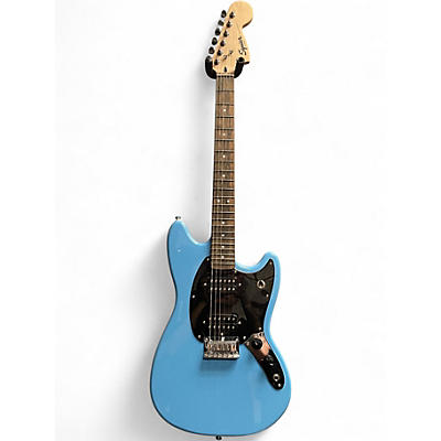 Used Squier Bullet Mustang HH Blue Solid Body Electric Guitar