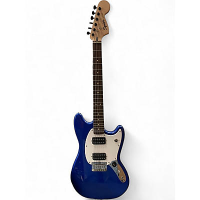 Used Squier Bullet Mustang HH Blue Solid Body Electric Guitar