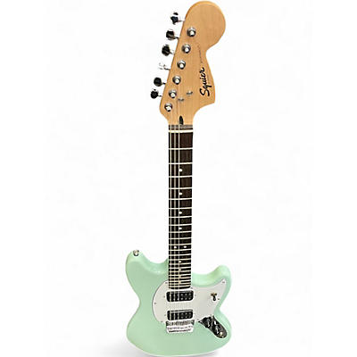 Used Squier Bullet Mustang HH Seafoam Green Solid Body Electric Guitar