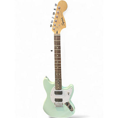 Used Squier Bullet Mustang HH Seafoam Green Solid Body Electric Guitar