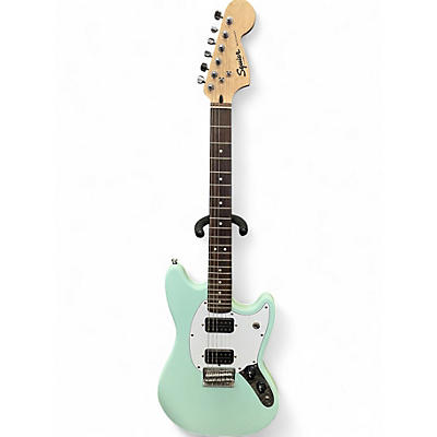 Used Squier Bullet Mustang HH Surf Green Solid Body Electric Guitar
