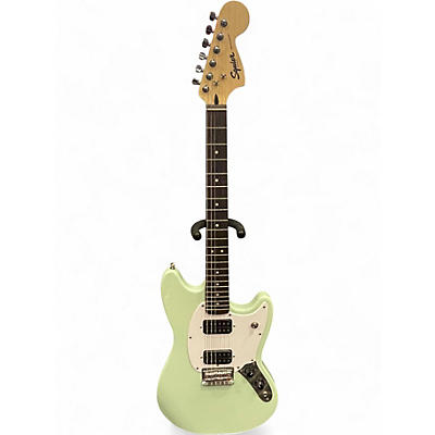 Used Squier Bullet Mustang HH Surf Green Solid Body Electric Guitar