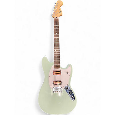 Used Squier Bullet Mustang HH Surf Green Solid Body Electric Guitar
