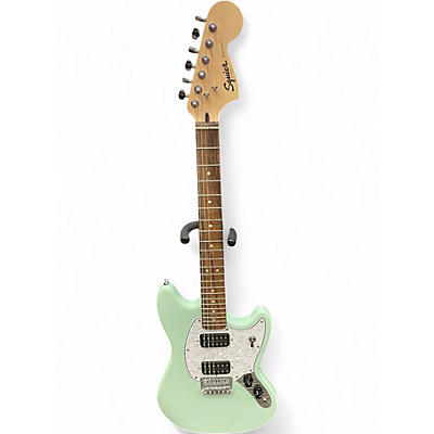 Used Squier Bullet Mustang HH Surf Green Solid Body Electric Guitar