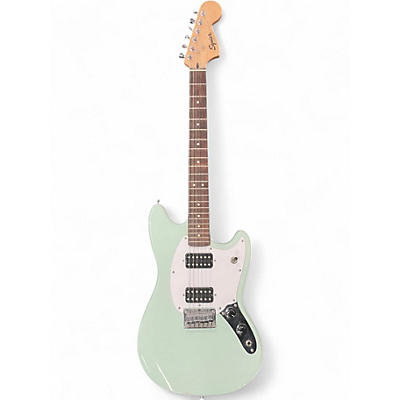 Used Squier Bullet Mustang HH Surf Green Solid Body Electric Guitar