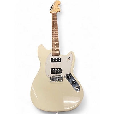 Used Squier Bullet Mustang HH White Solid Body Electric Guitar