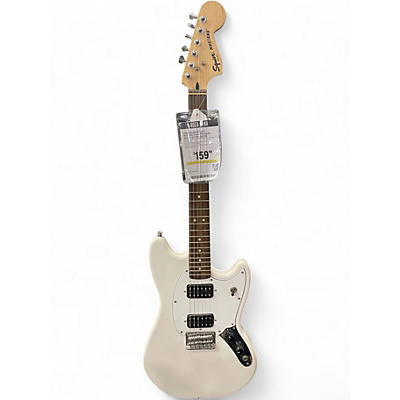 Used Squier Bullet Mustang HH White Solid Body Electric Guitar