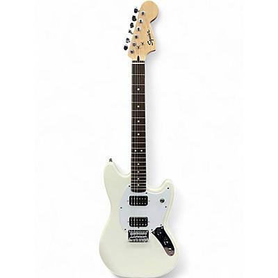 Used Squier Bullet Mustang HH White Solid Body Electric Guitar