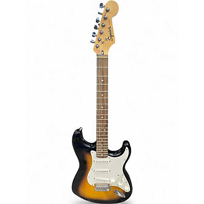 Used Squier Bullet Stratocaster 2 Color Sunburst Solid Body Electric Guitar