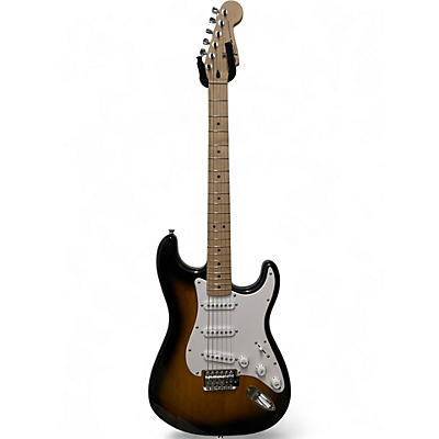 Used Squier Bullet Stratocaster 2 Color Sunburst Solid Body Electric Guitar