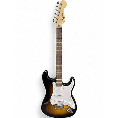 Used Squier Bullet Stratocaster 2 Tone Sunburst Solid Body Electric Guitar