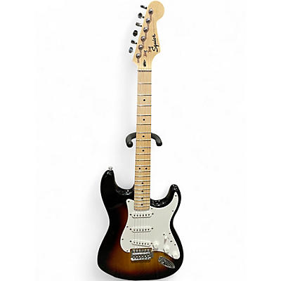 Used Squier Bullet Stratocaster 3 Tone Sunburst Solid Body Electric Guitar