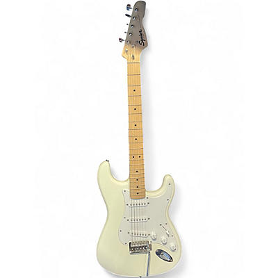 Used Squier Bullet Stratocaster Alpine White Solid Body Electric Guitar