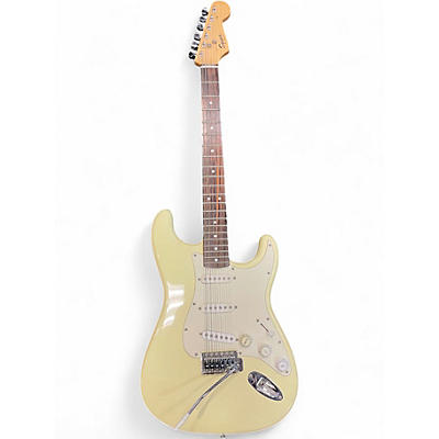Used Squier Bullet Stratocaster Antique White Solid Body Electric Guitar