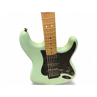 Used Squier Bullet Stratocaster Apple Green Solid Body Electric Guitar