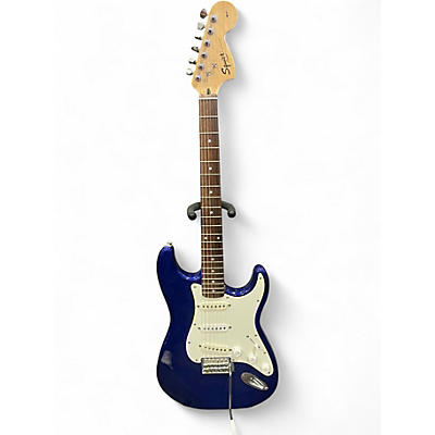 Used Squier Bullet Stratocaster BLUE Solid Body Electric Guitar
