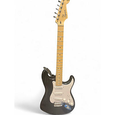 Used Squier Bullet Stratocaster Black Solid Body Electric Guitar