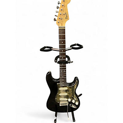Used Squier Bullet Stratocaster Black Solid Body Electric Guitar