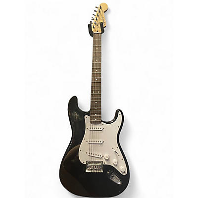 Used Squier Bullet Stratocaster Black Solid Body Electric Guitar
