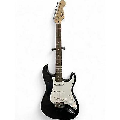 Used Squier Bullet Stratocaster Black Solid Body Electric Guitar